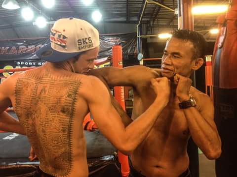 rian Denis having fun with Pipa, the head coach of Jocky's Gym, who was like a big brother to him