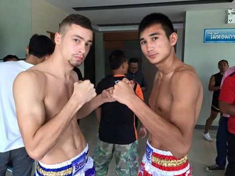 Brian Denis before his fight against PETMORAKOT Wor Sangprapai