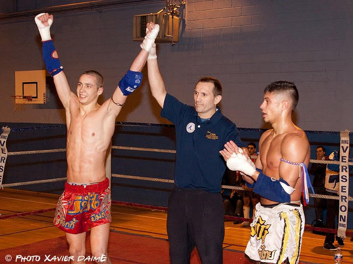 Brian Denis having just won his title of French amateur champion 2