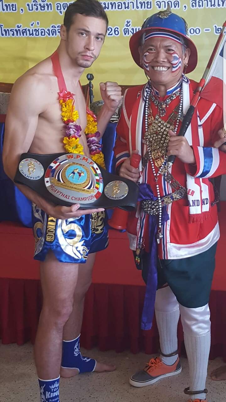 Brian Denis before his fight for the WPMF belt