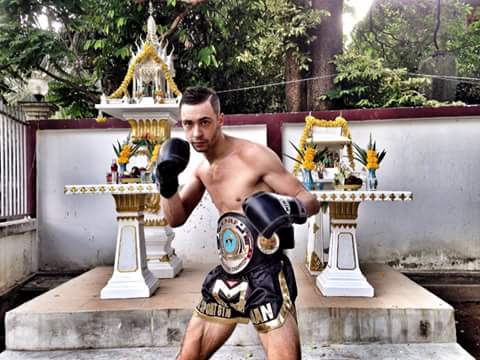 Brian Denis after his fight for the WPMF belt